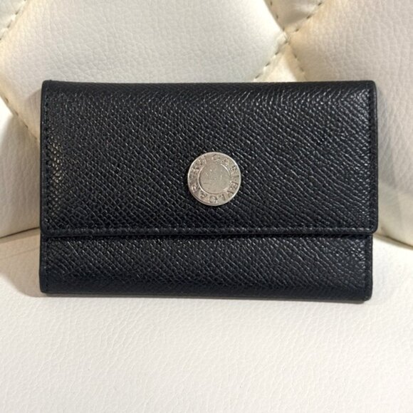 BVLGARI black leather key case - Picture 2 of 7
